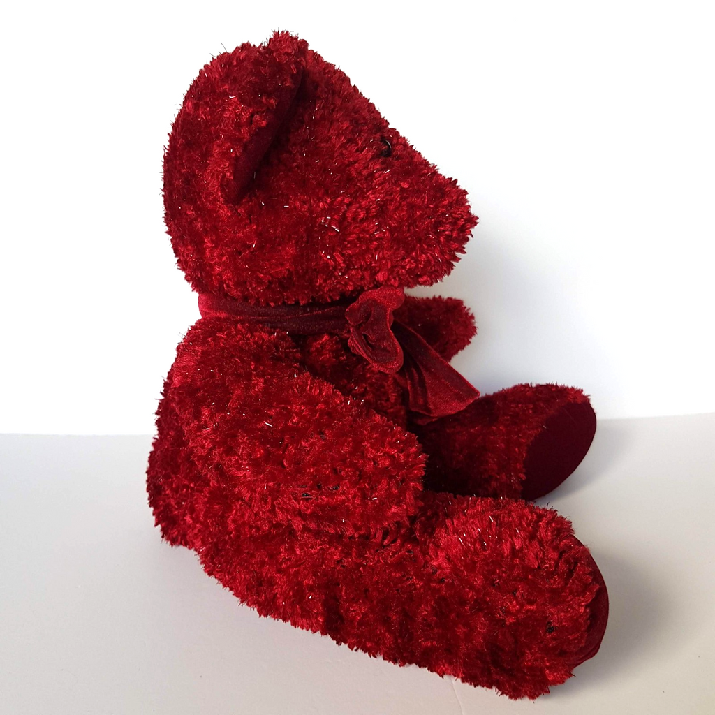 Russ ROSETTA SPARKLE RUBY Teddy Bear Plush Stuffed Animal Soft Toy Christmas Toy7