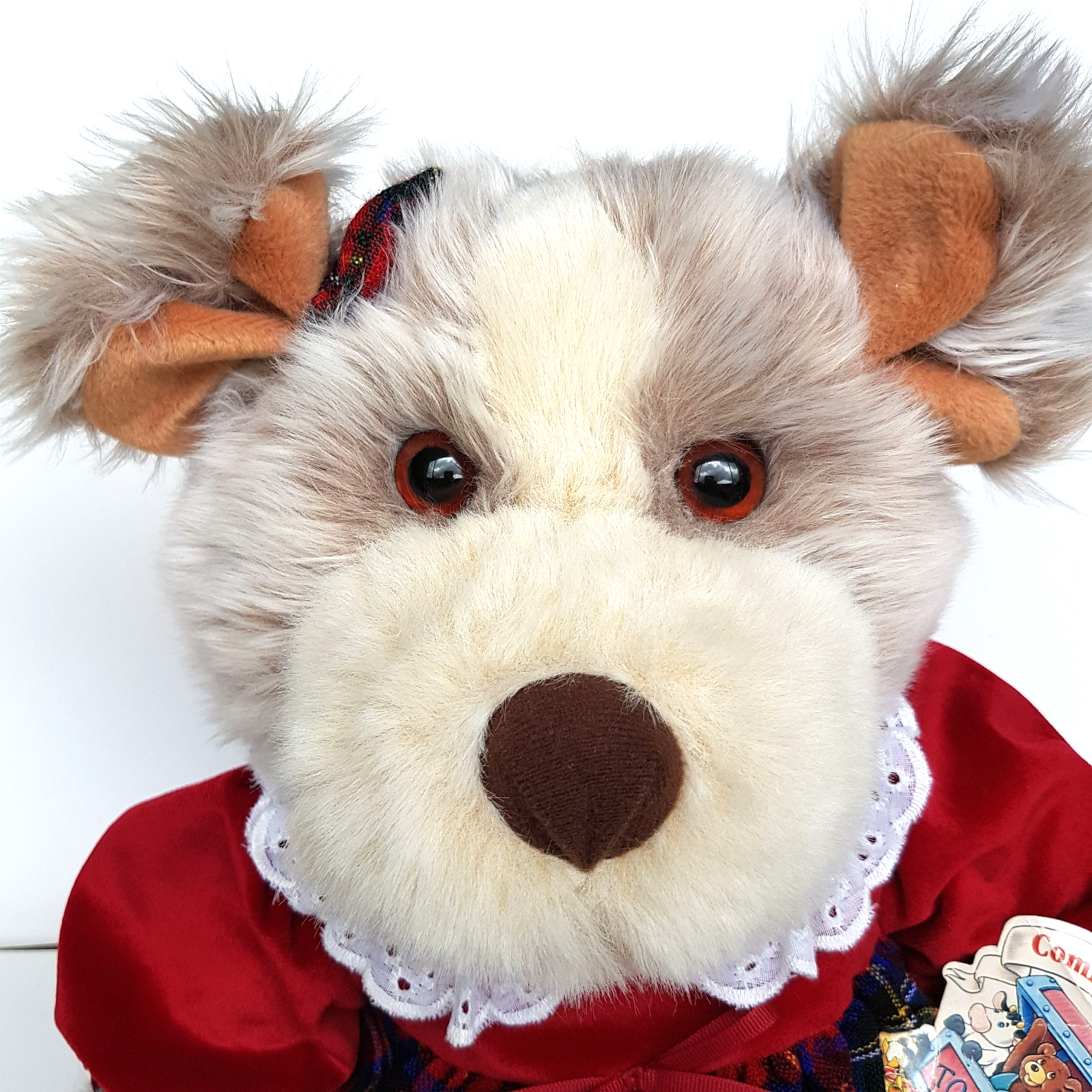 Vintage CHRISTMAS TEDDY BEAR Plush 49cm Commonwealth Toy Soft Toy Stuffed Animal12