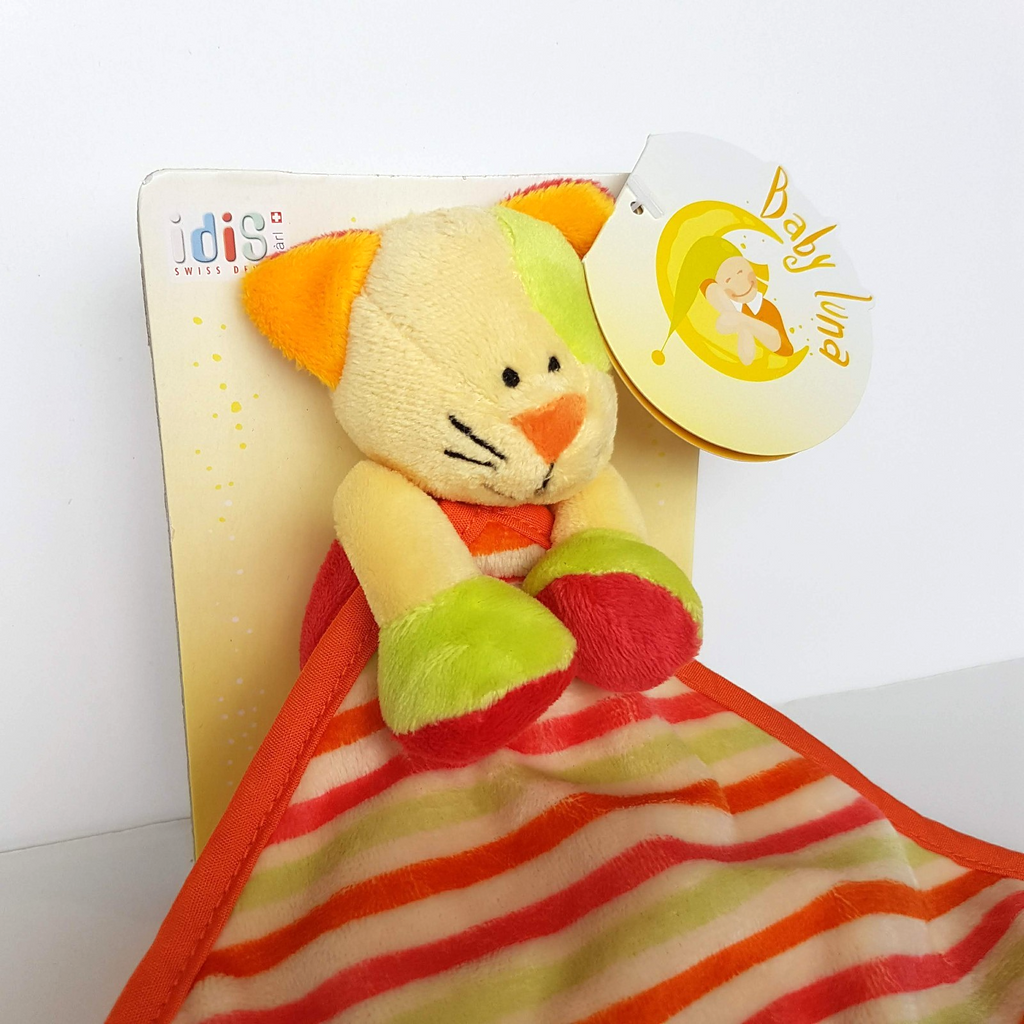 NEW Baby Luna CAT Baby Lovey Comforter Security Blanket Soft Toy Stuffed Animal2