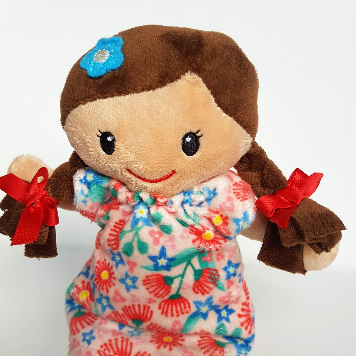 Tiger Tribe RAG DOLL MATILDA 25cm Plush Fabric Doll Soft Toy Floppy Flower Dress4