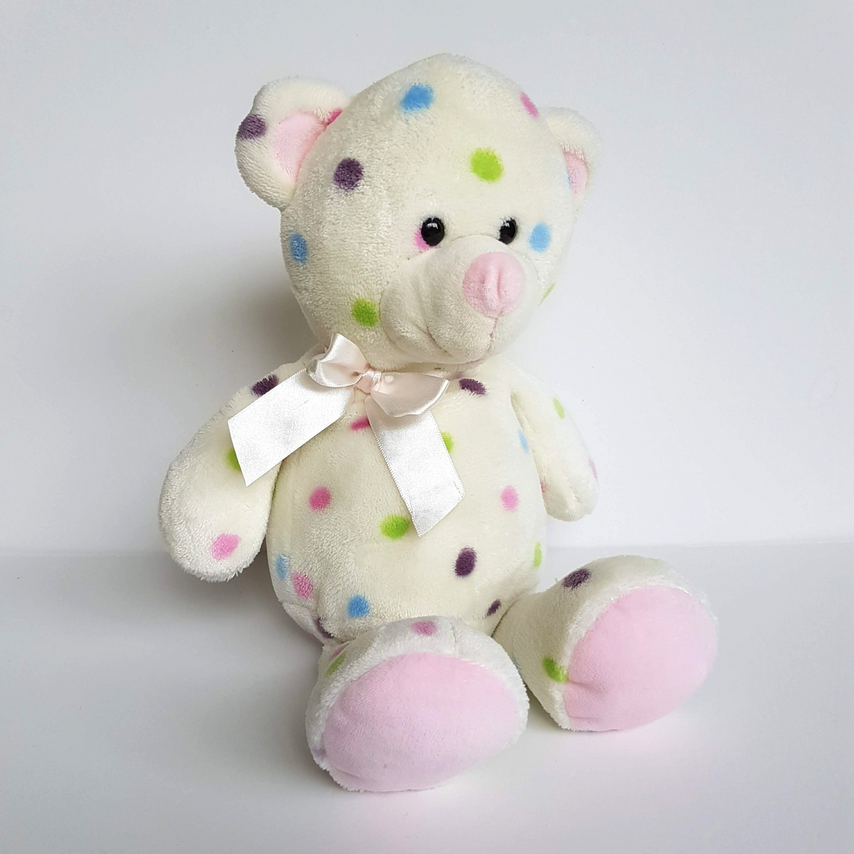 Curi Muri SPOTTY TEDDY BEAR Plush 37cm Slovenia Stuffed Animal Soft Toy Cute0