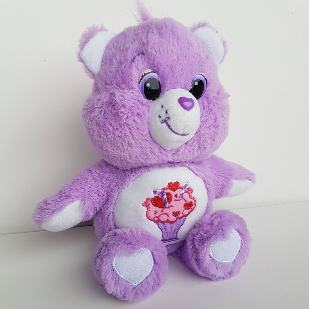 Care Bears ICE CREAM SODA Purple 2022 Stuffed Animal 26cm Soft Toy Lavender Cute1