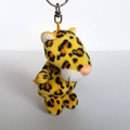 Nici YELLOW JAGUAR KEYCHAIN Leopard Wild Cat Key Ring Stuffed Animal Soft Toy0
