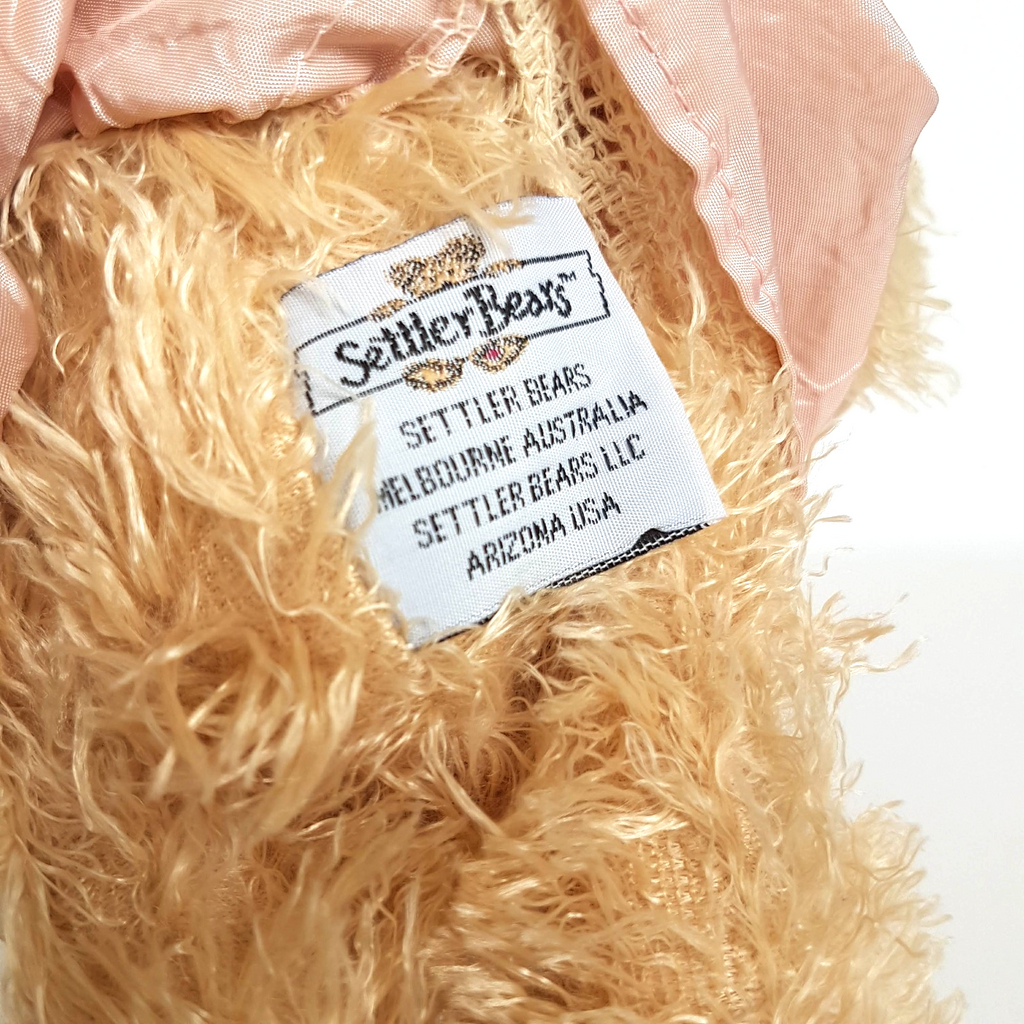 Settle Bears ROSE TAFFETA TEDDY Bear 28cm Plush JOINTED Soft Toy Stuffed Animal14
