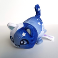 Aphmau Meemeow CELESTIAL MOON CAT Moon Stars Blue Plush Stuffed Animal Soft Toy0