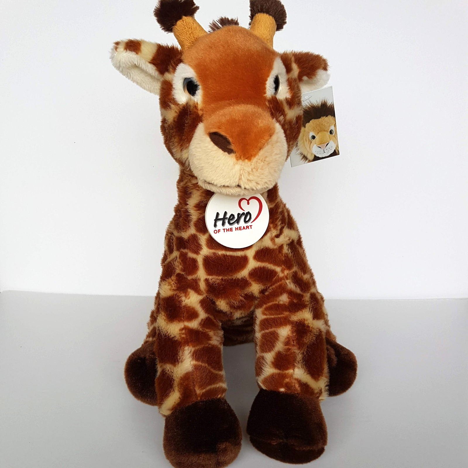 Hero Of The Heart GIRAFFE SITTING Plush 33cm Soft Toy Stuffed Animal Safari Zoo4