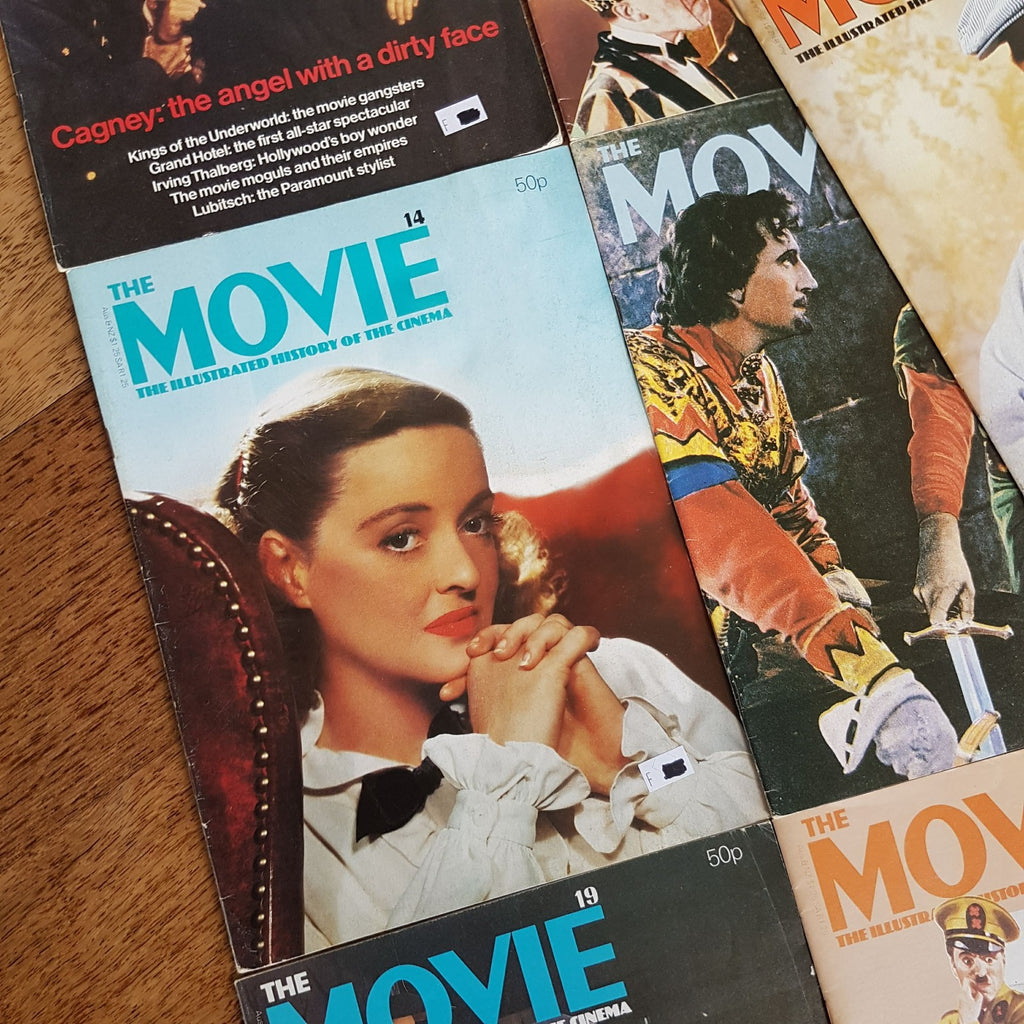 THE MOVIE Cinema Magazine Lot Vintage 70s 80s Hollywood Stars History of Film TV4