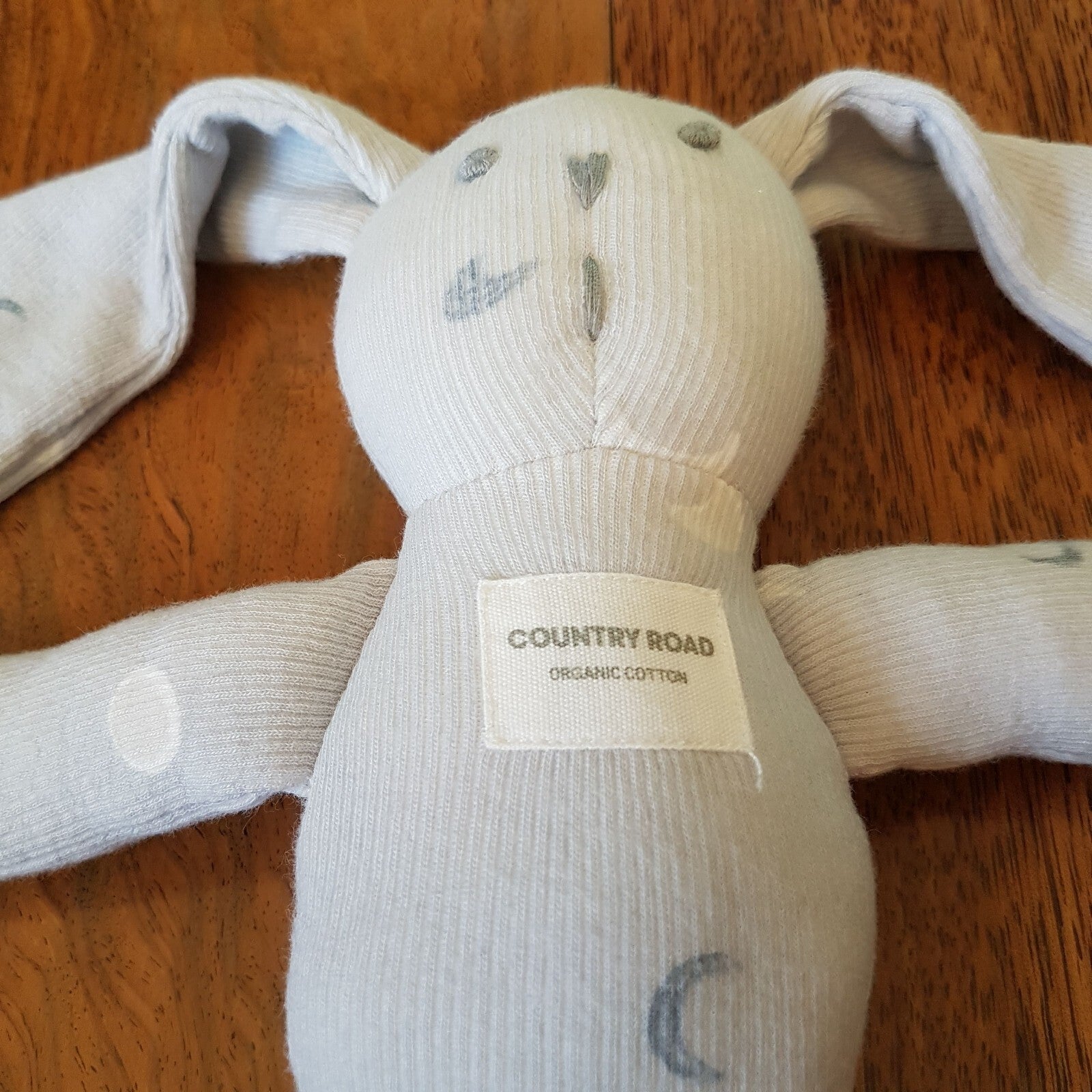 Country Road BUNNY RABBIT Baby Lovey Organic Cotton Comforter Security Soft Toy2