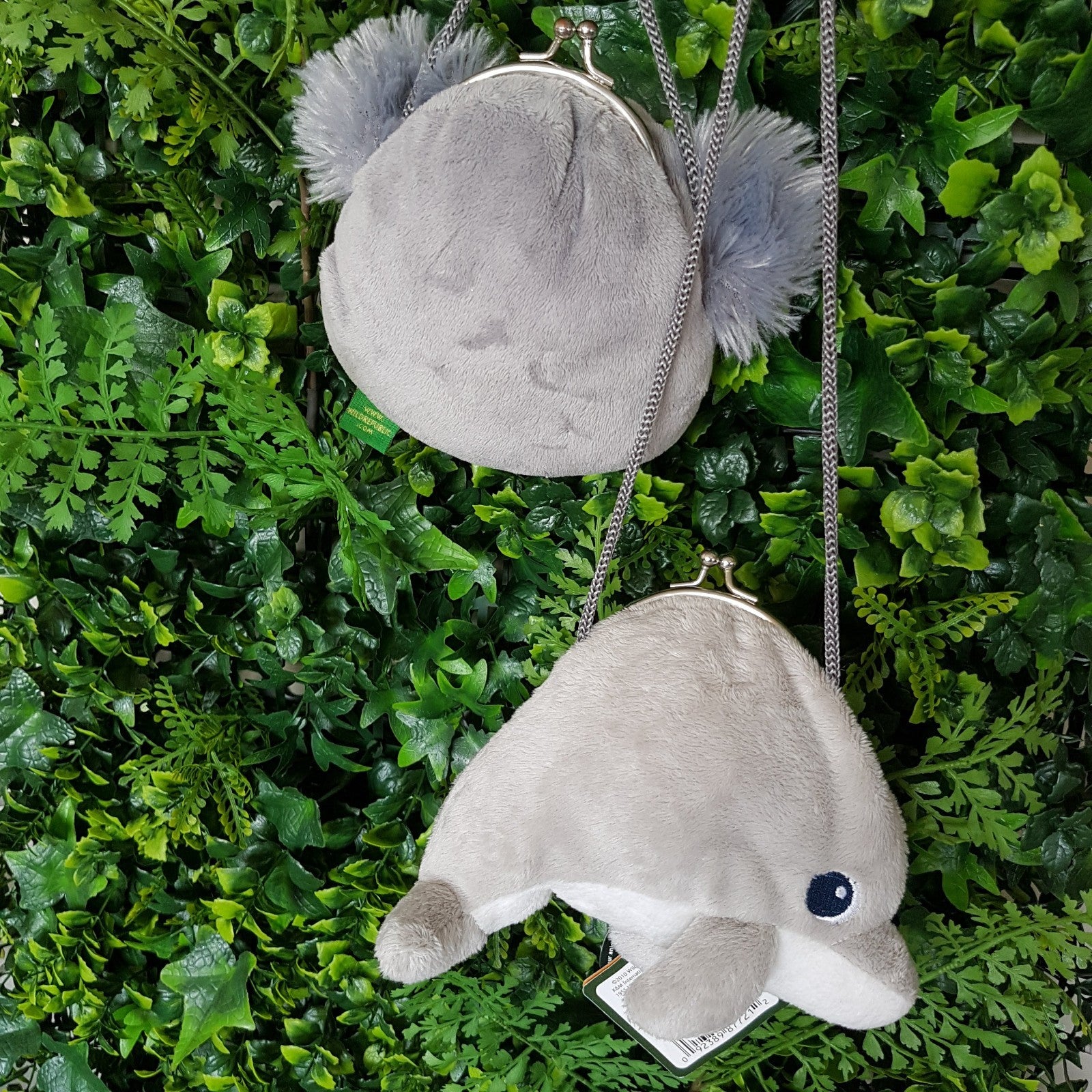 Wild Republic KOALA & DOLPHIN Plush Purse X 2 Shoulder Bag Kids Plush Animal Toy4