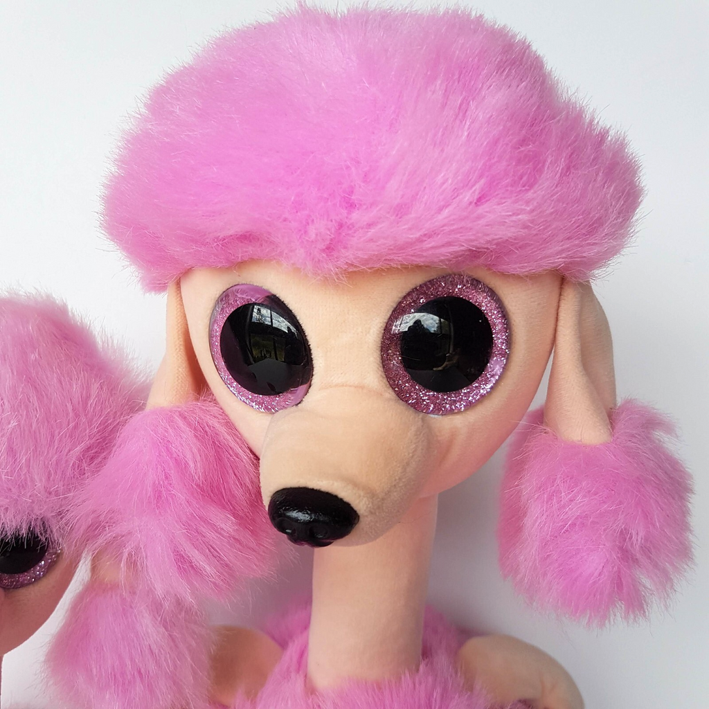 TY Beanie Boos CAMILLA Poodle Dog Mum Pup 13" 9" Plush Stuffed Animal Soft Toy1