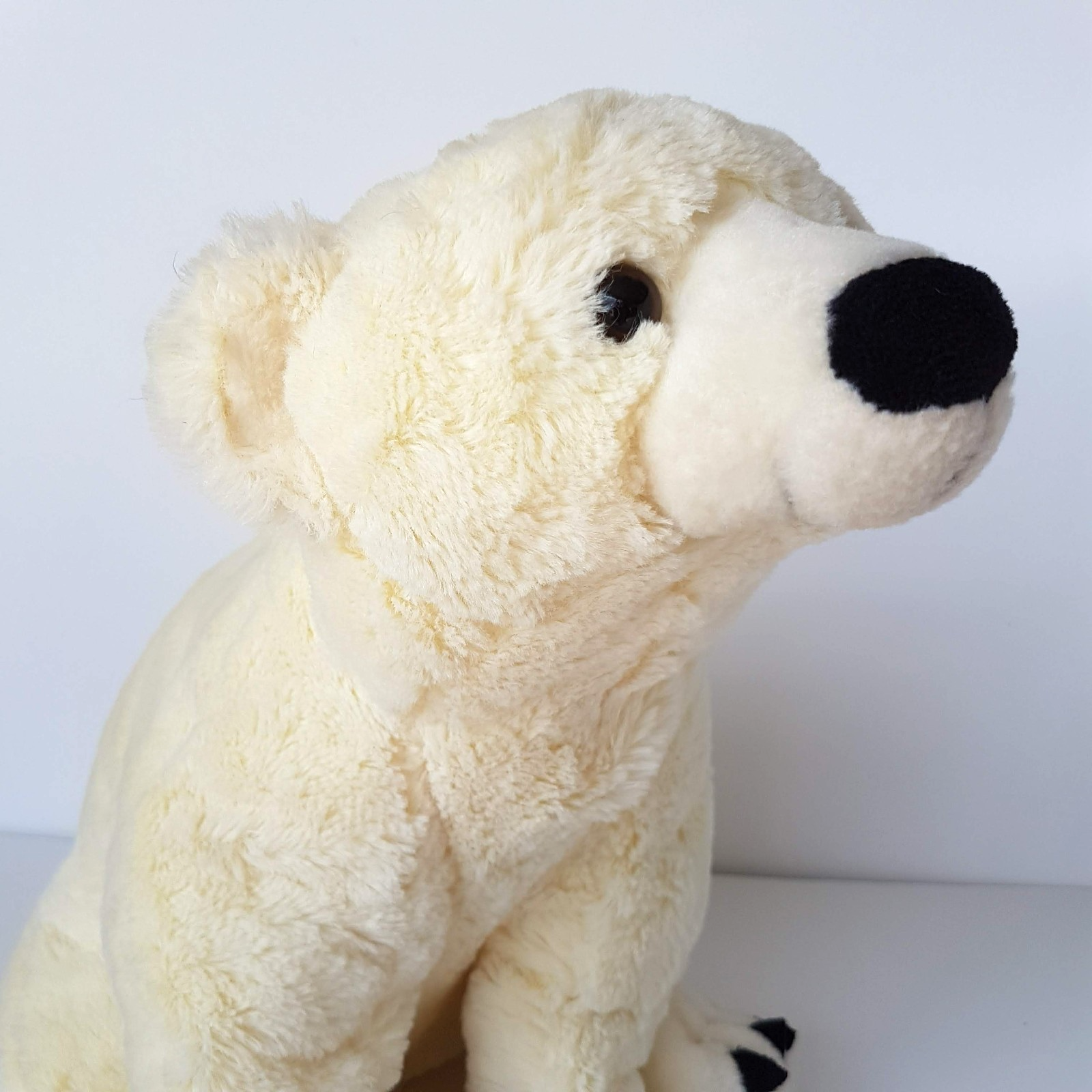Sea World POLAR BEAR 30cm Plush Stuffed Animal Wild Soft Toy Snow Animals Cute1