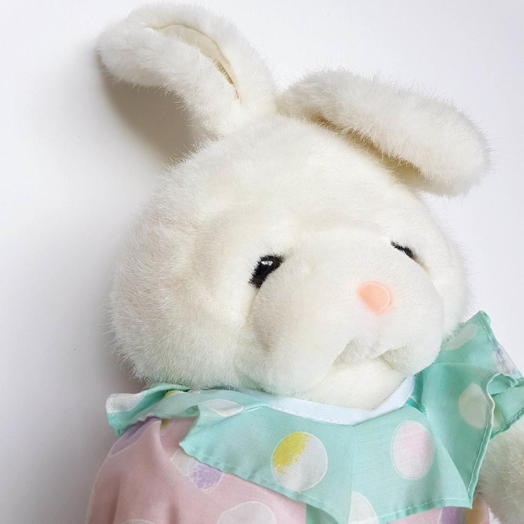 Vintage Tomy LULLABY BUNNY Plush WORKING Light & Sound Soft Toy Brahms' Lullaby2