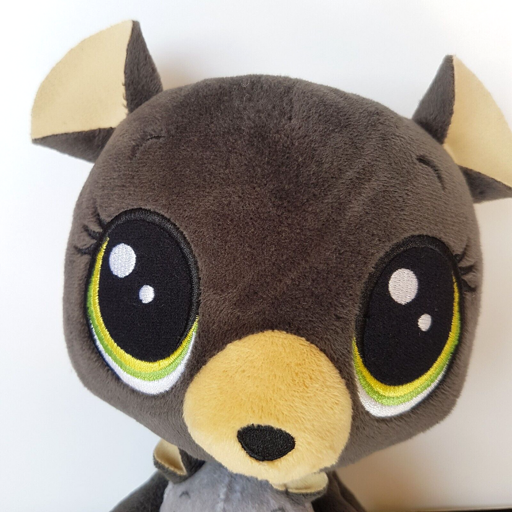 Littlest Pet Shop CHESTNUT COCOLINA BEARLY Stuffed Animal Grey Soft Toy Cute1