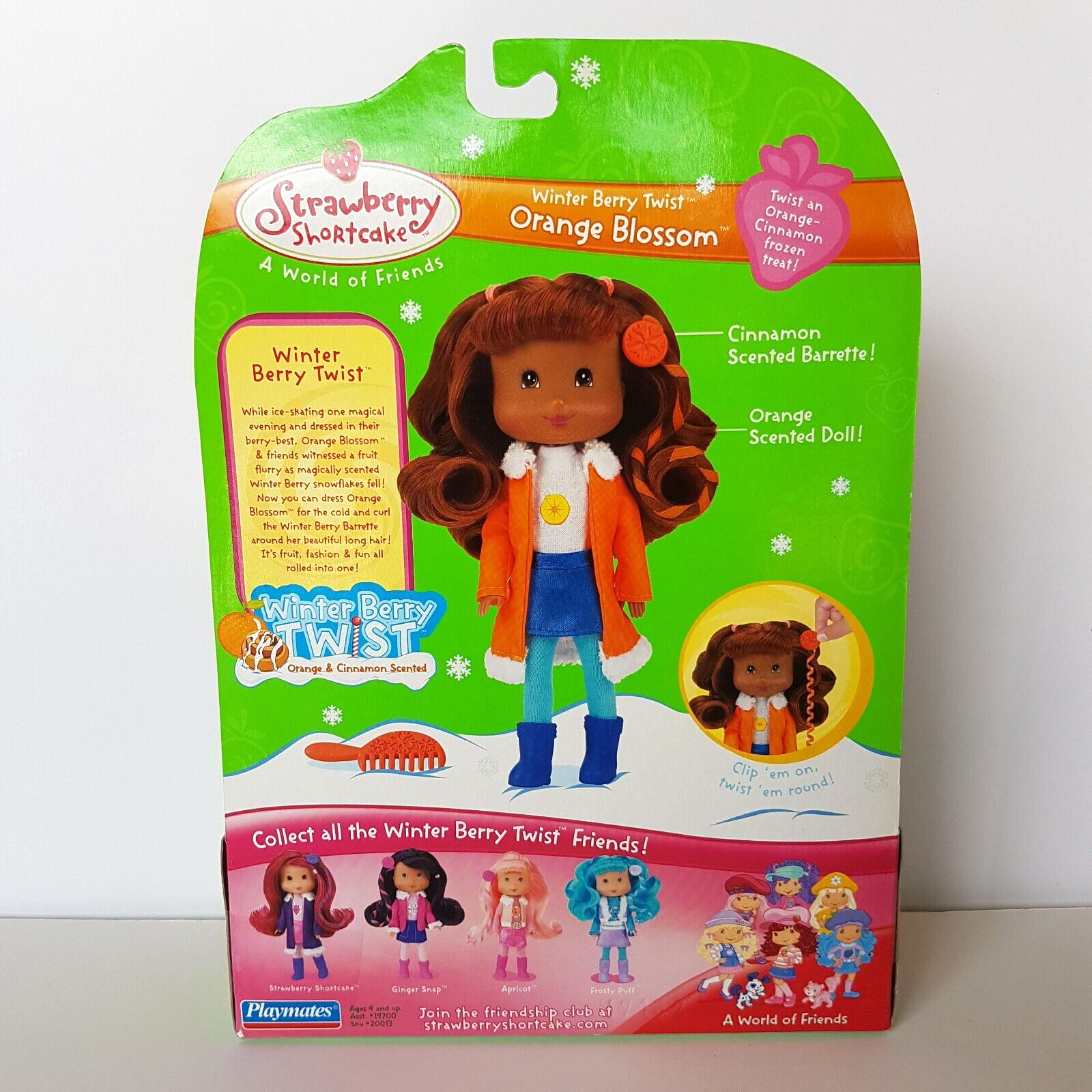 Strawberry Shortcake ORANGE BLOSSOM Winter Berry Twist Doll 2007 Scented Toy4