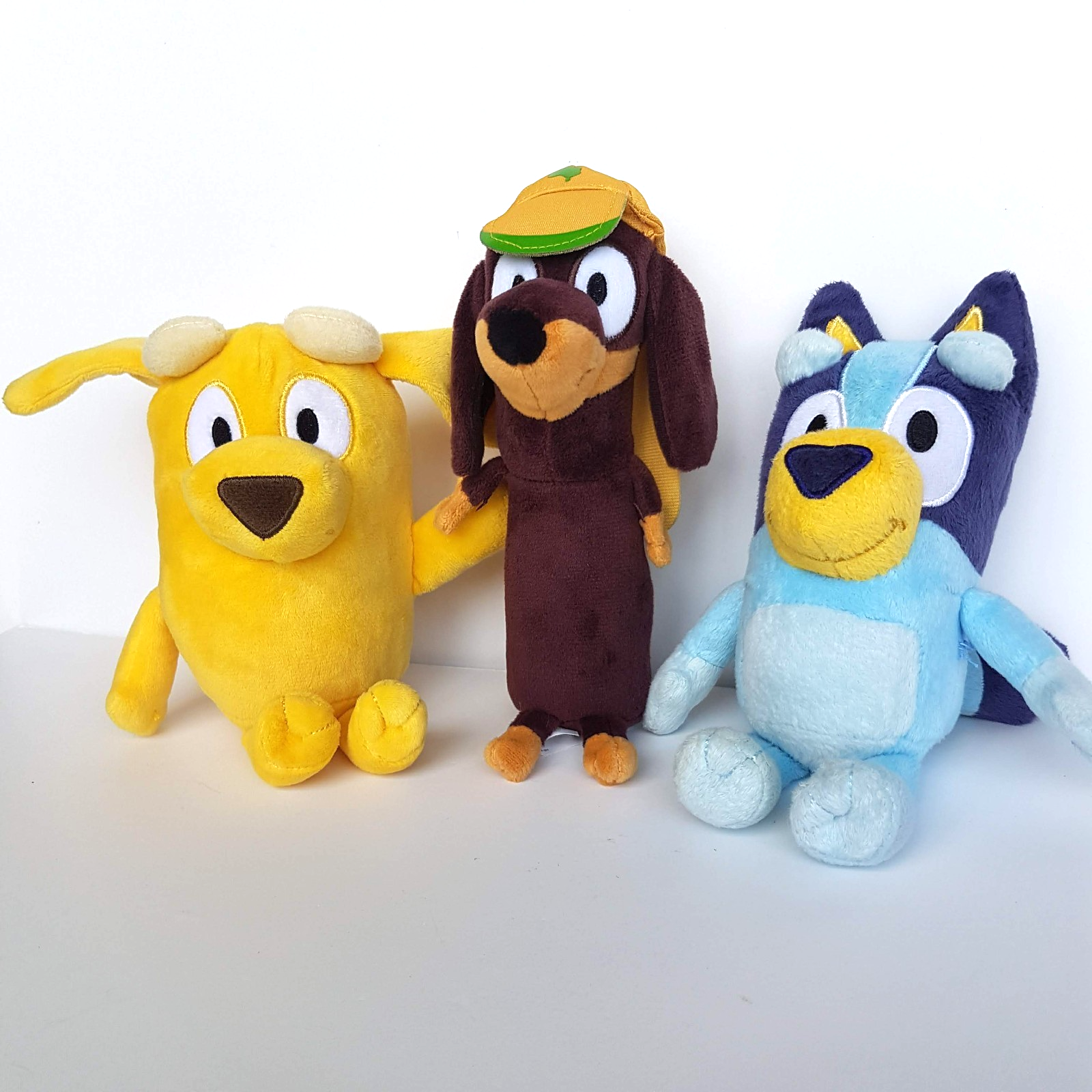 Bluey Plush Lot LUCKY SNICKERS BLUEY Puppy Dog Stuffed Animal Soft Toy Genuine2