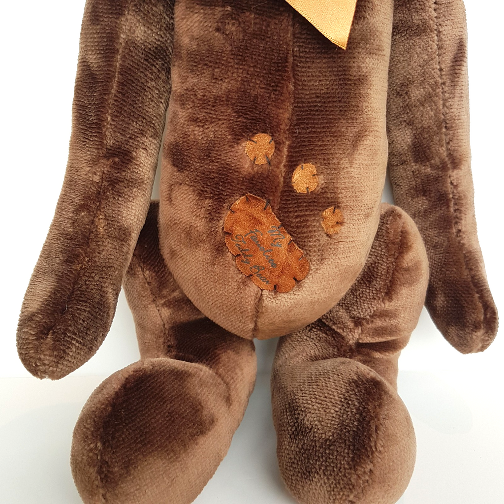 Russ WELLESLEY Teddy Bear Plush 42cm Velveteen RARE Stuffed Animal Soft Toy6