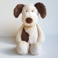 Korimco PATCH DOG Plush Puppy Pets 40cm Soft Toy Stuffed Animal Cuddly Floppy0