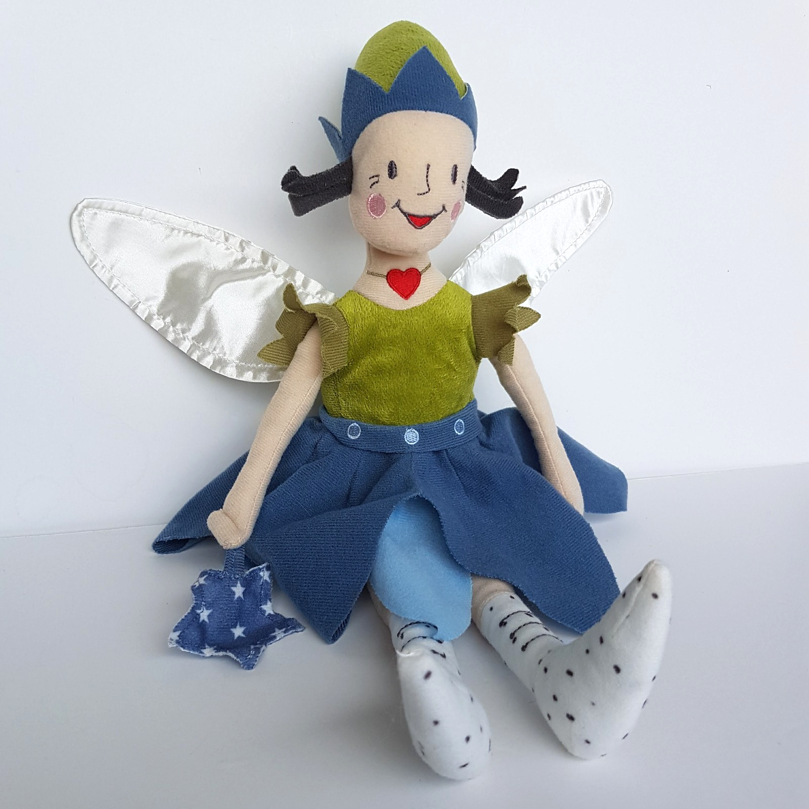 Ikea SANGTRAST PIXIE FAIRY Plush Rag Doll 40cm Soft Toy Magic Doll Cloth Fabric0