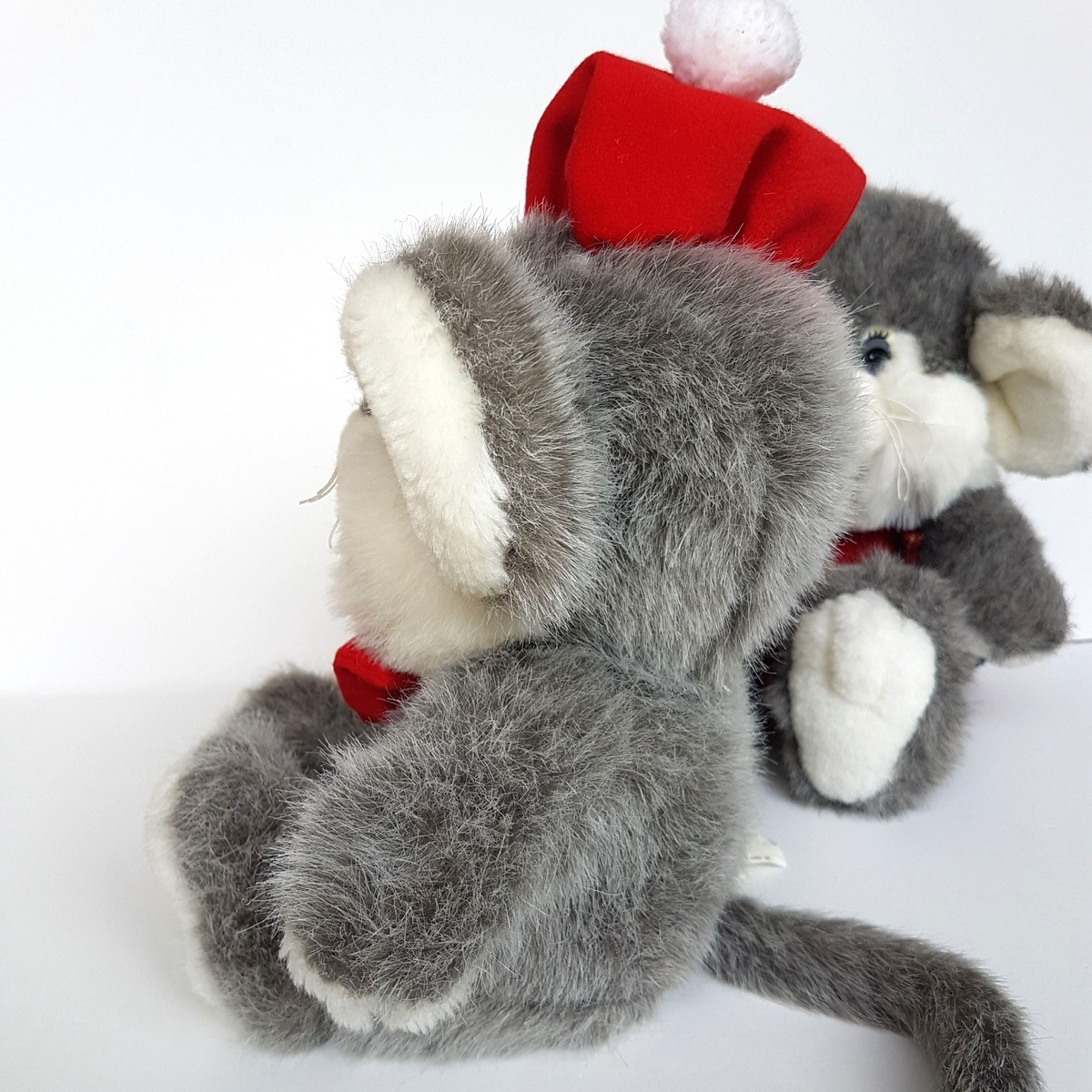 VTG Commonwealth CHRISTMAS MOUSE FAMILY Decoration Plush Soft Toy Stuffed Animal12