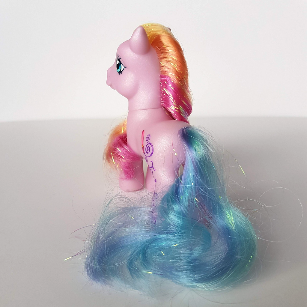 My Little Pony TOOLA ROOLA 2007 Hasbro Horse 12cm Glitter Hair Action Figure3