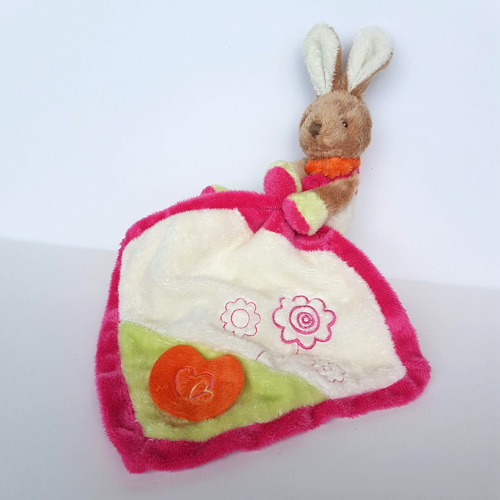 Toodo BUNNY RABBIT Baby Lovey Comforter Security Blanket Soft Toy Stuffed Animal0