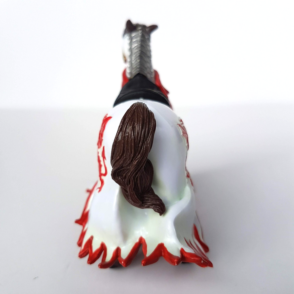 Papo MEDIEVAL KNIGHT HORSE 2006 White Red Dragon Action Figure Armour Kids Toy3