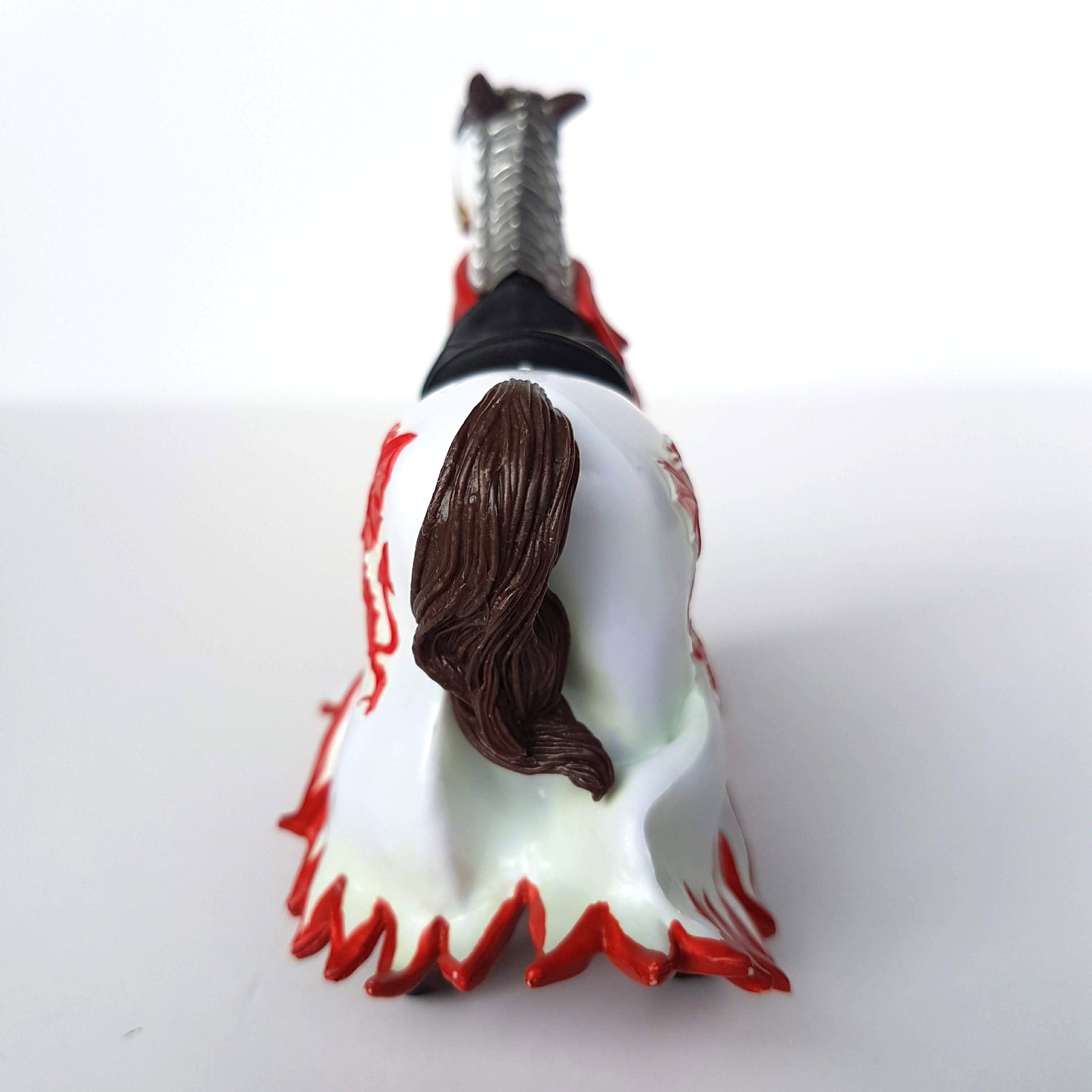 Papo MEDIEVAL KNIGHT HORSE 2006 White Red Dragon Action Figure Armour Kids Toy3