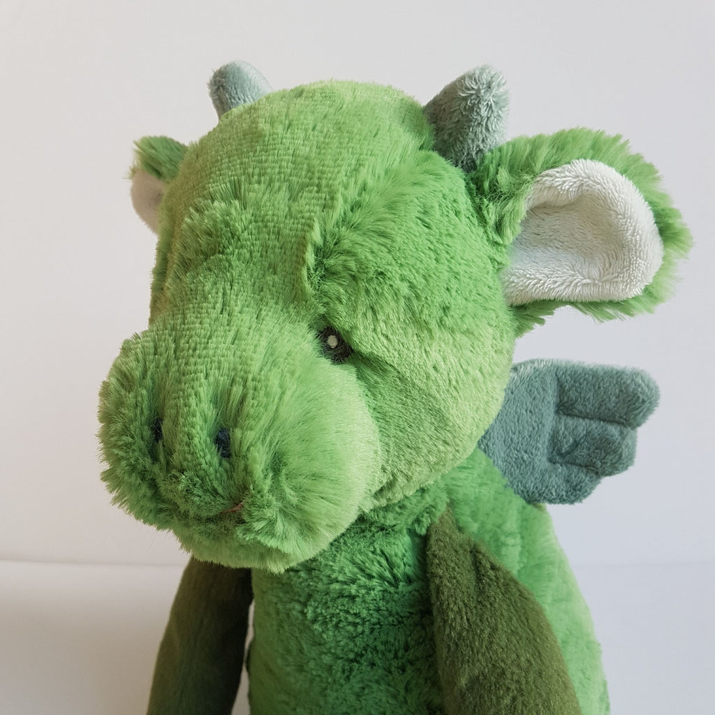 Korimco GREEN DRAGON Plush Fantasy 40cm Soft Toy Stuffed Animal Cuddly Floppy1