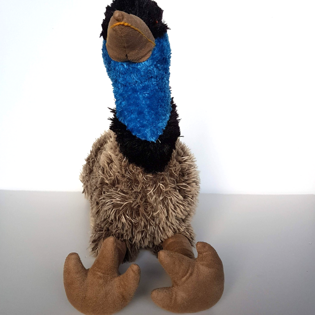Minkplush Tomfoolery SHEILA EMU Plush Soft Toy Stuffed Animal Australian Bird3