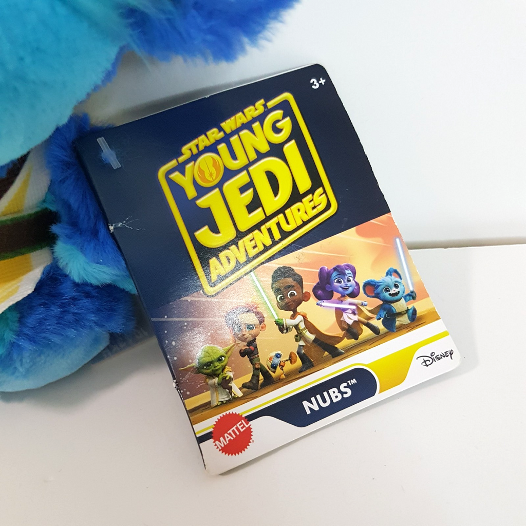 Star Wars YOUNG JEDI ADVENTURES Nubs Plush Stuffed Animal Disney Soft Toy Blue3