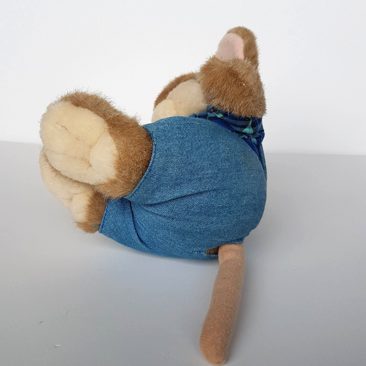 Cute LIL MOUSE in Overalls Plush 17cm Rat Rodent Soft Toy Farmer Stuffed Animal5