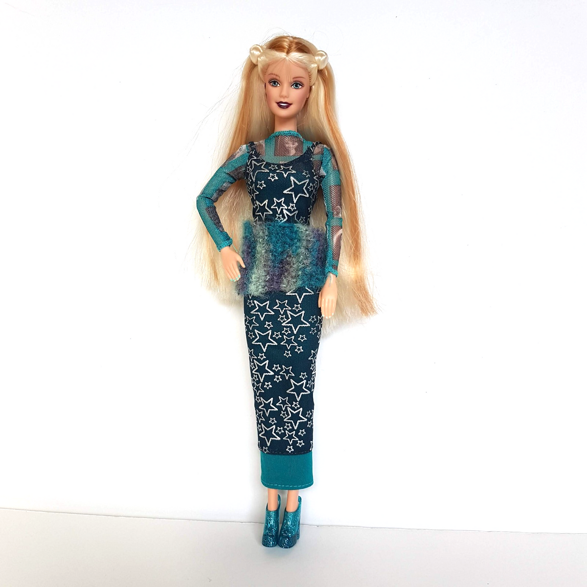 Vintage 1999 HOLLYWOOD NAILS Fashion Doll 30cm Clothes Shoes Jewellery Outfit0