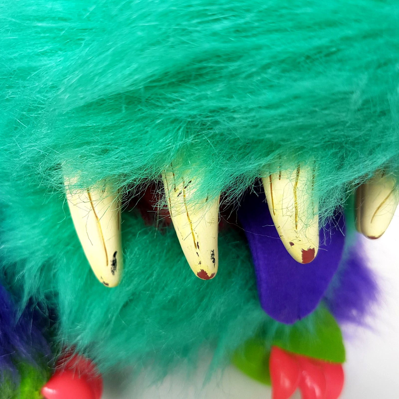 VTG My Pet Monster RARK 1986 Plush Puppet Stuffed AMTOY Soft Toy NO HANDCUFFS4