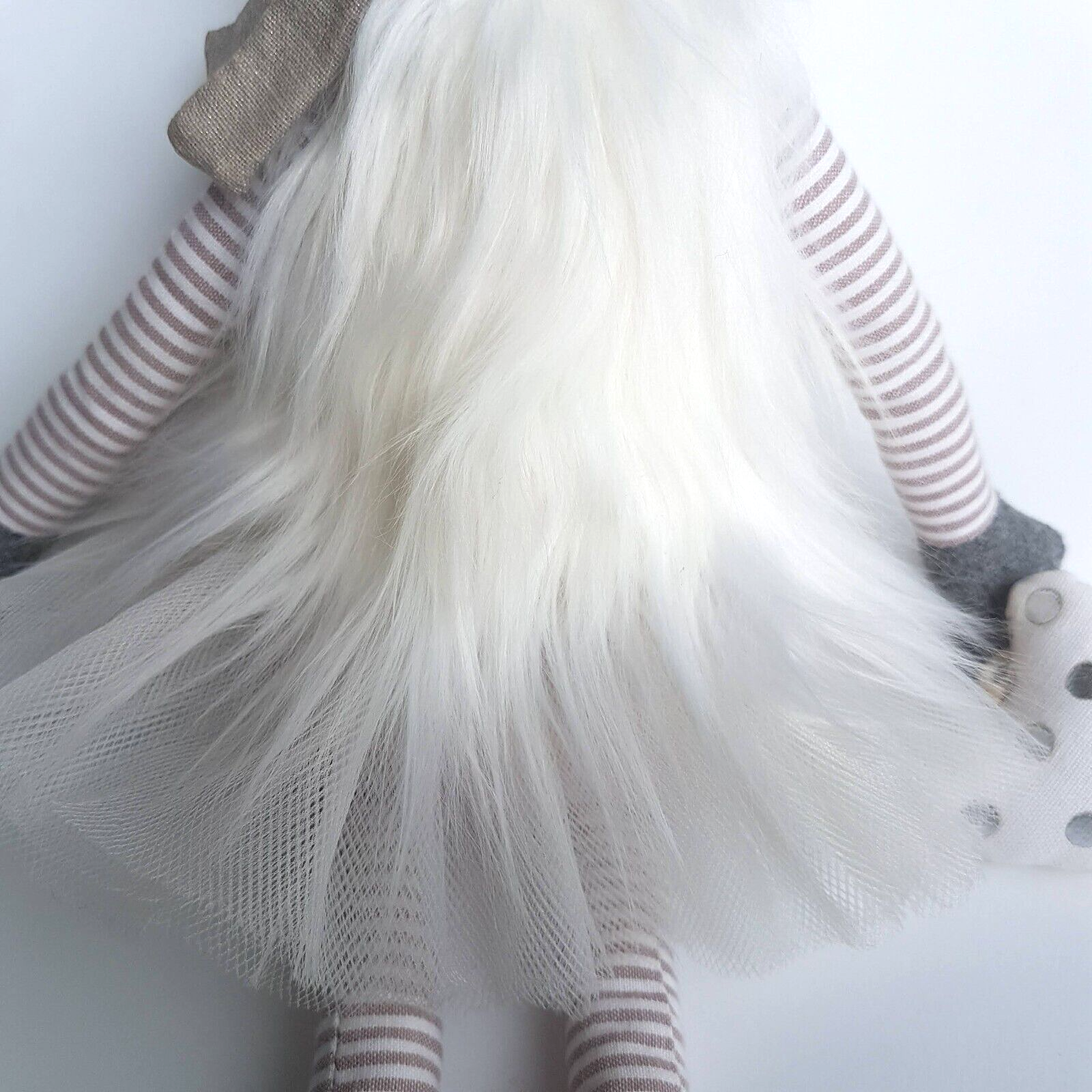 Nana Huchy WINTER FAIRY Rag Doll 58cm Soft Toy  Silver Glitter Long Legs Cute2
