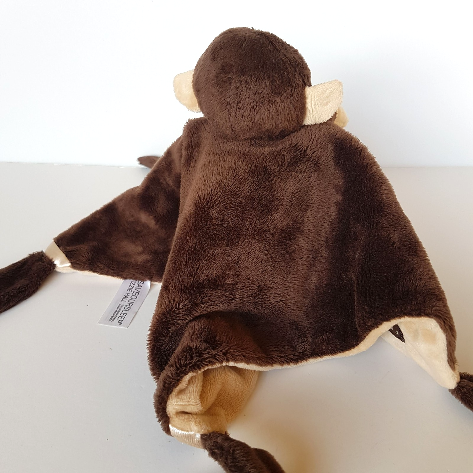 Cute MONKEY Lovey Security Blanket Plush Comforter Soft Toy Stuffed Animal Cute6