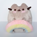Gund PUSHEEN RAINBOW CAT 23cm Soft Toy Stuffed Animal Kitten Pet Genuine Cute0