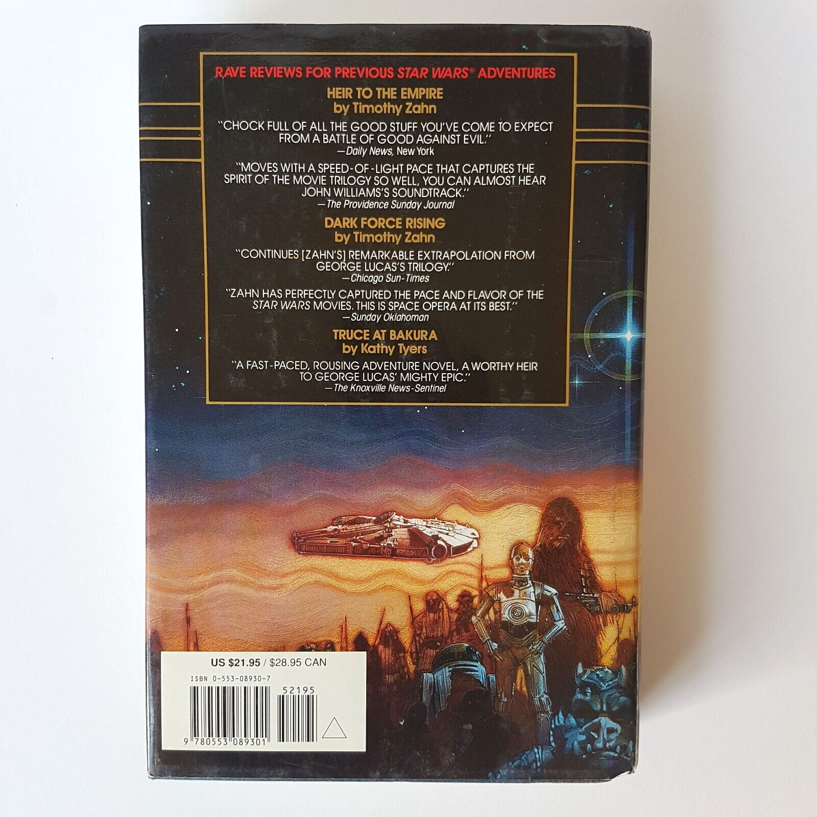 STAR WARS Book Children of the Jedi Hardcover 1995 1st Edition Vintage Sci Fi3