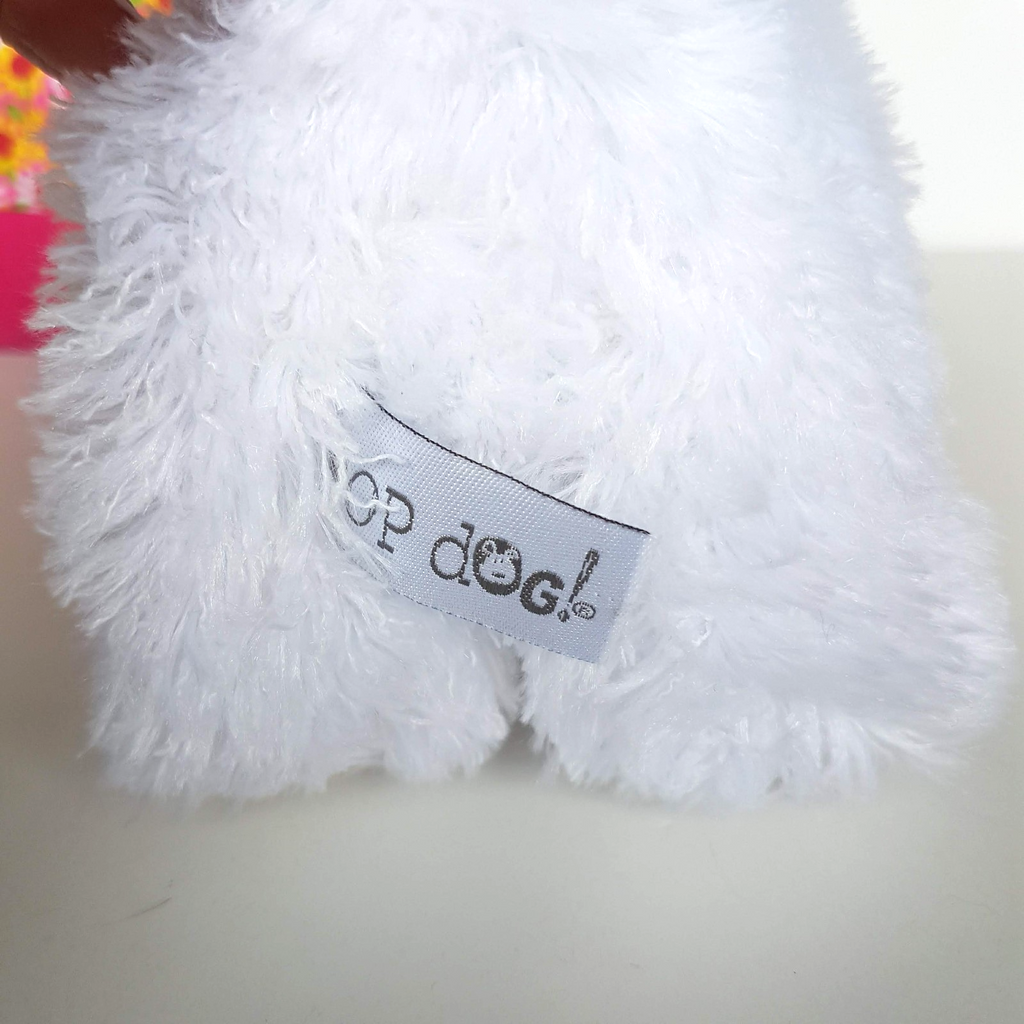Rare POP DOG West Highland Terrier Plush Carrier 18cm Stuffed Animal Soft Toy12
