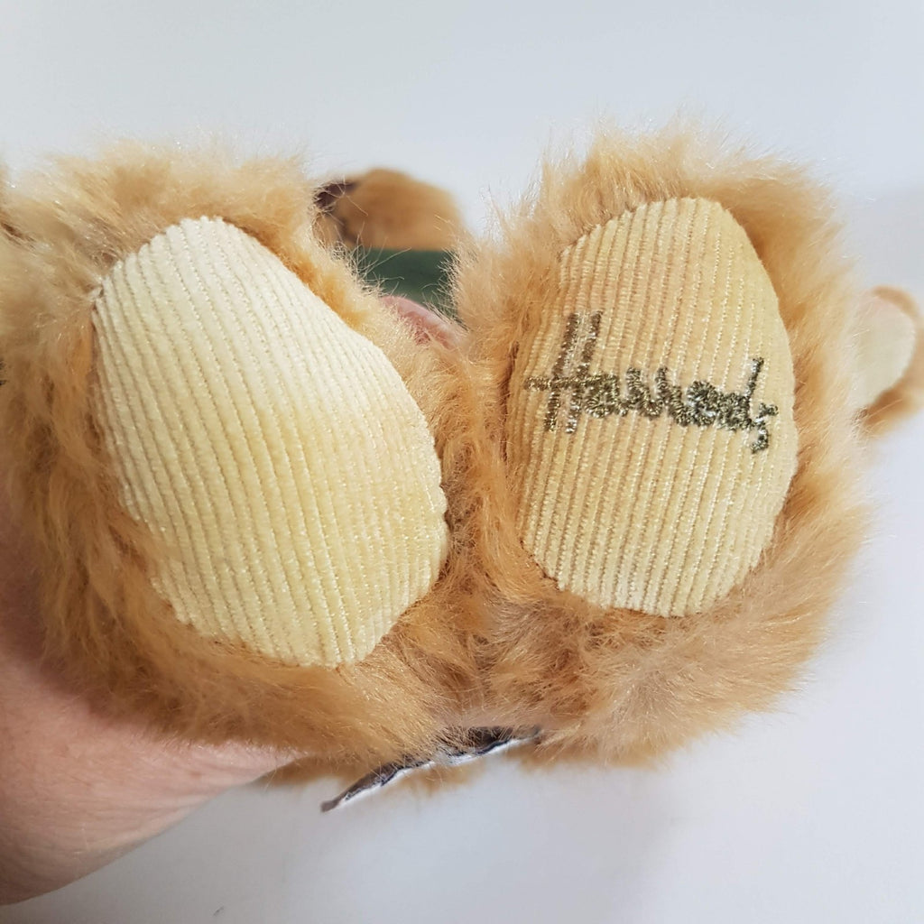 Harrods TEDDY BEAR Green Sweater 25cm Plush Soft Toy Stuffed Toy Collectible9