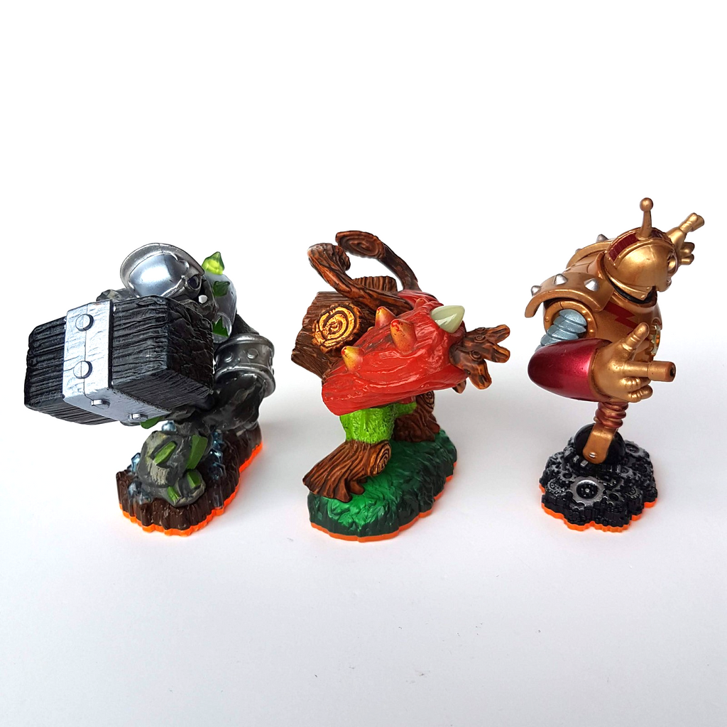 Skylanders GIANTS Crusher Tree Rex Bouncer 2012 Figure Gaming Orange Base6