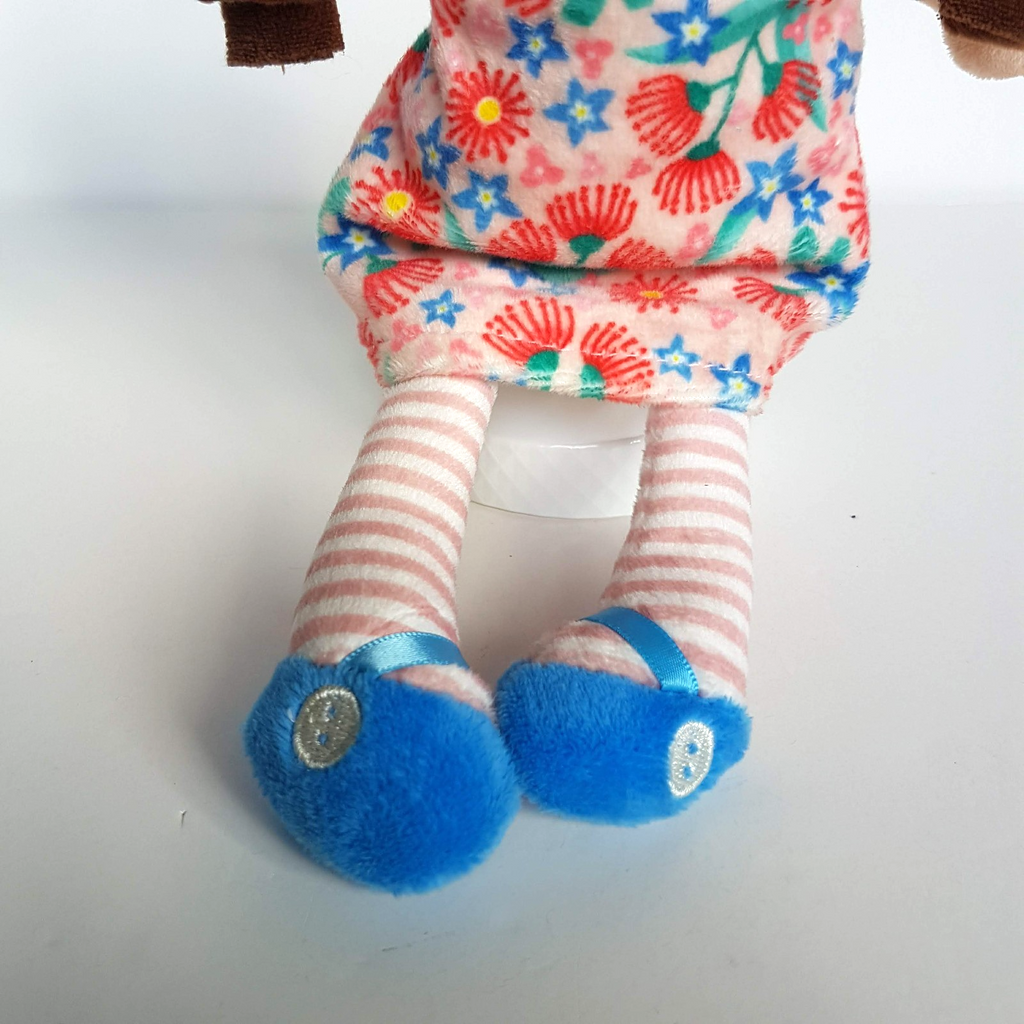 Tiger Tribe RAG DOLL MATILDA 25cm Plush Fabric Doll Soft Toy Floppy Flower Dress5