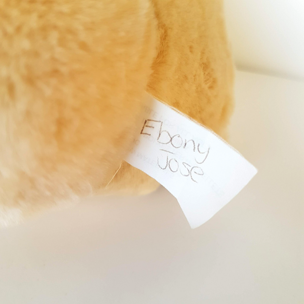 Teddy Bear MUM & BABY BEAR Plush Cream Stuffed Animal Super Soft Toy Tartan Bow5