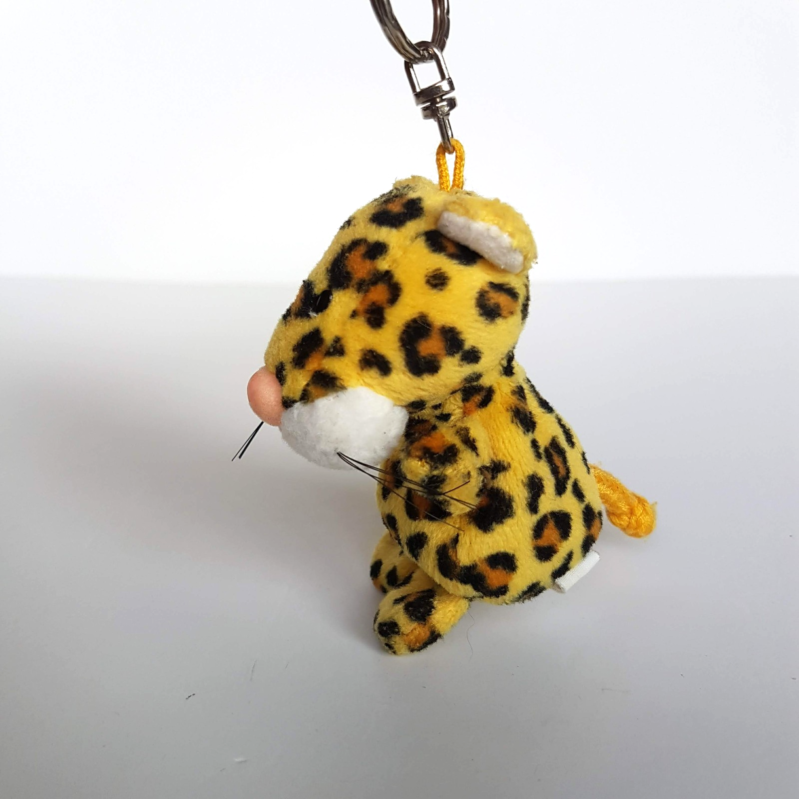 Nici YELLOW JAGUAR KEYCHAIN Leopard Wild Cat Key Ring Stuffed Animal Soft Toy4