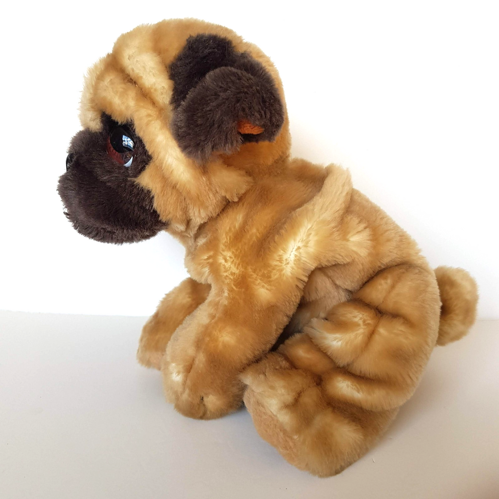 Keel Cuddle Puppies PUG DOG Plush Soft Toy Cute Stuffed Animal Pet Wrinkle4