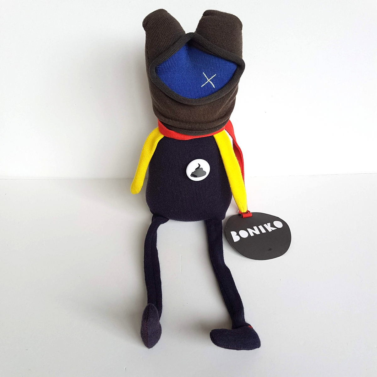 Super Rare BONIKO BON DOLL Retired Plush Sock Artist Soft Toy Collectible Unique2
