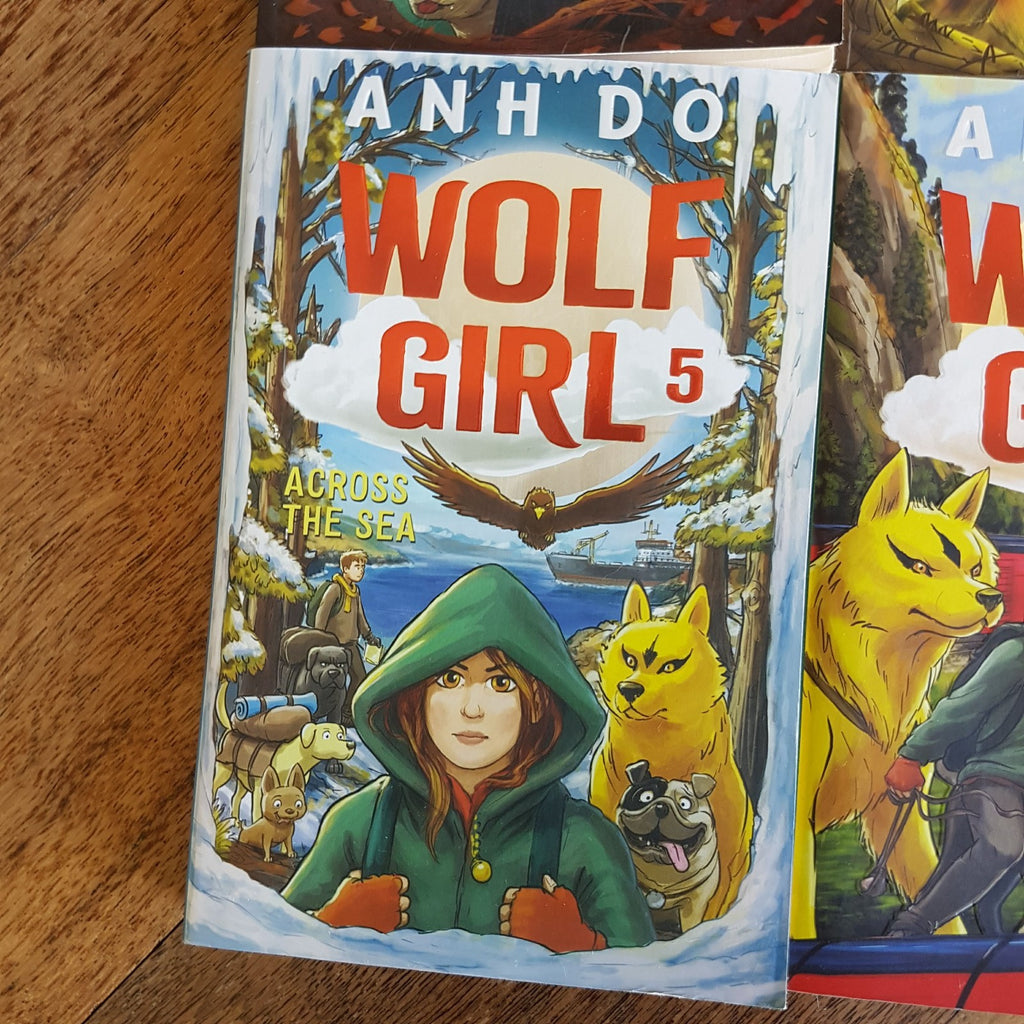 Anh Do WOLF GIRL 1 8 Fantasy Book Bundle Lot Kids Paperback Illustrated Novel5