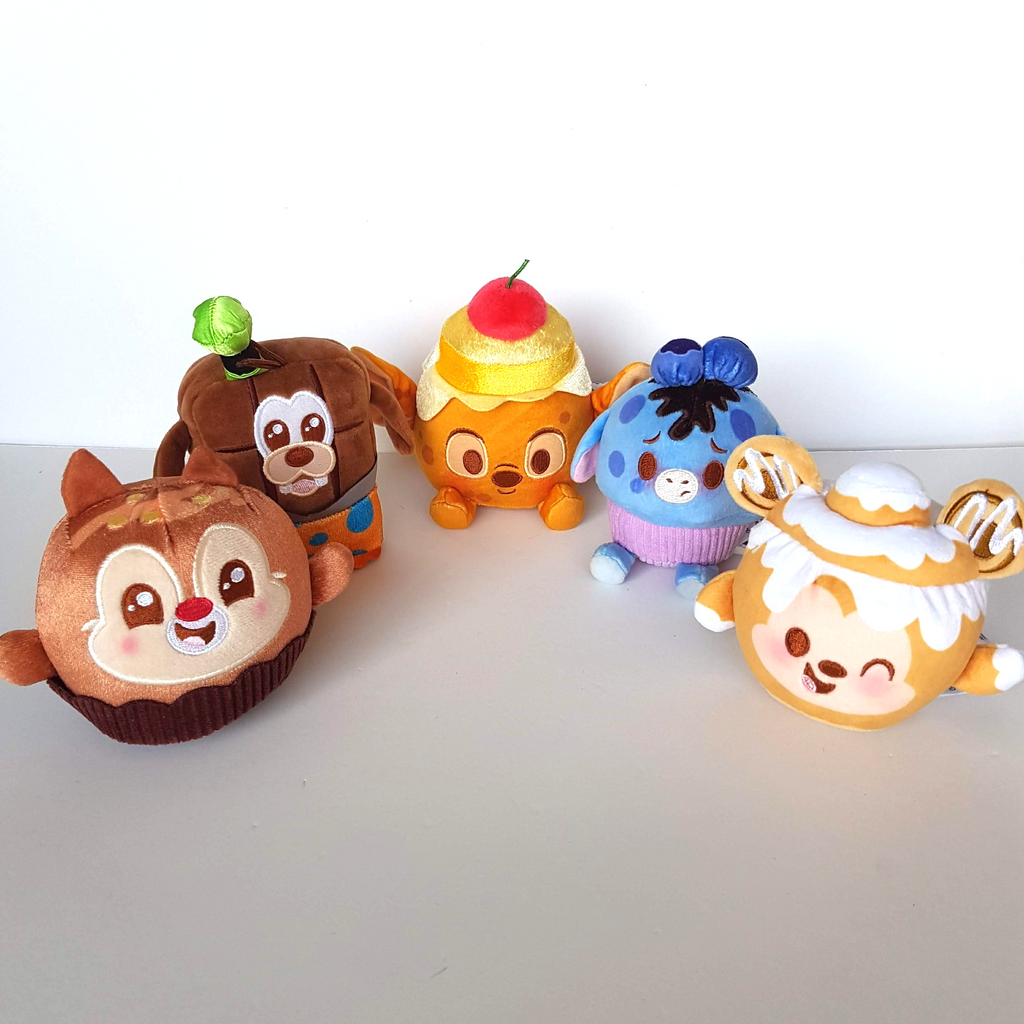 Disney MUNCHLINGS LOT Eeyore Goofy Stitch Scented Plush Soft Toy Stuffed Animal0