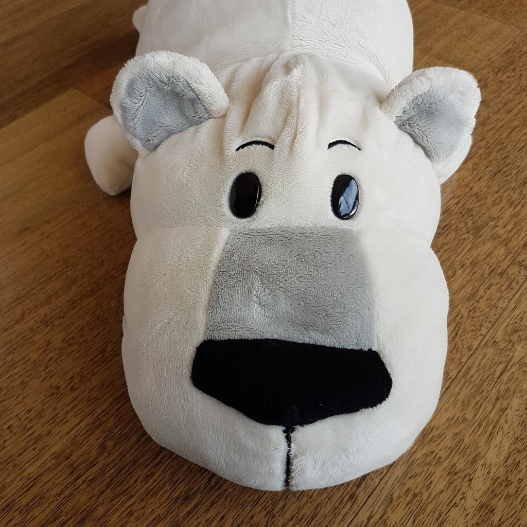 Flip a Zoo HUSKY DOG POLAR BEAR Plush 48cm Stuffed Animal Soft Toy Reversible8