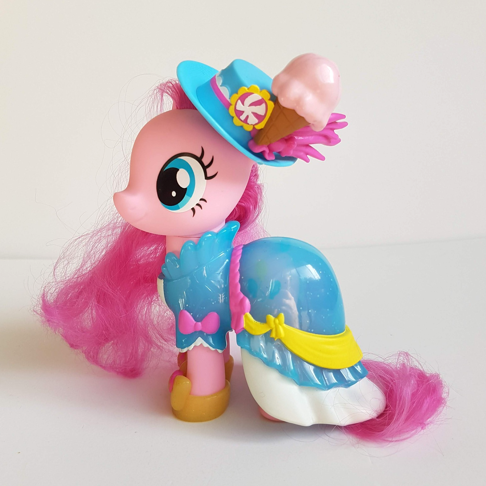 My Little Pony PINKIE PIE The Movie Snap On Fashion 16cm Horse Figure Brushable0