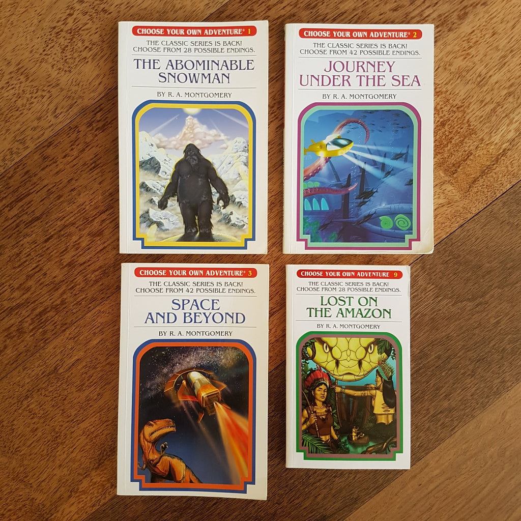 Choose Your Own Adventure BOOK BUNDLE Lot Kids Adventure Books Multiple Endings0